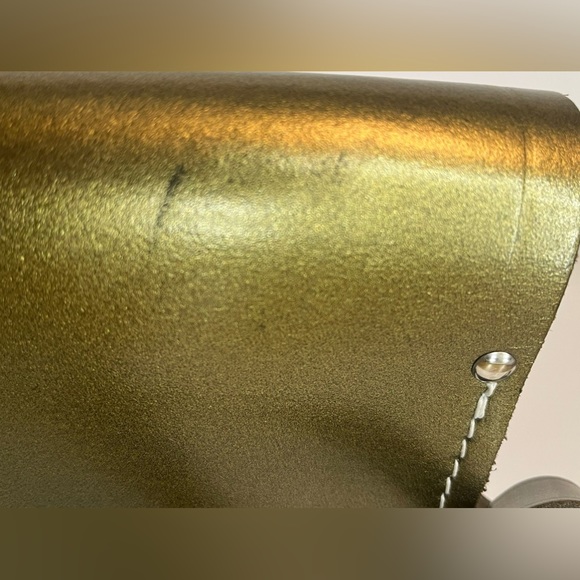 The Cambridge Satchel Company Women's Mini Satchel - Gold Saffiano - Picture 10 of 11